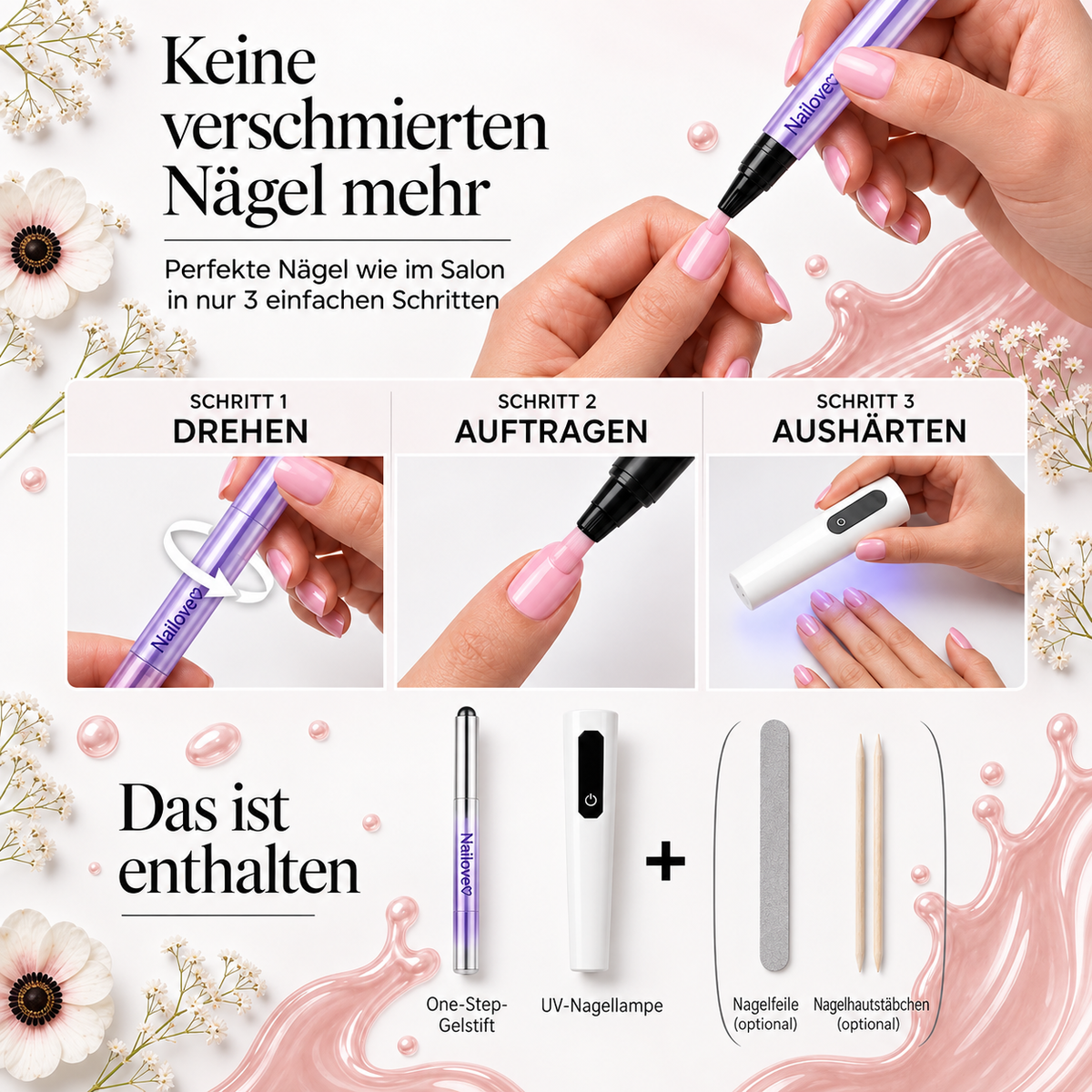 Deine Gel-Maniküre. In einem Stift.